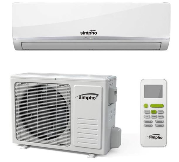 SIMPHO AC AIR CONDITIONER AND HEAT PUMP 15/18 SEER COMPLETE SYSTEM 