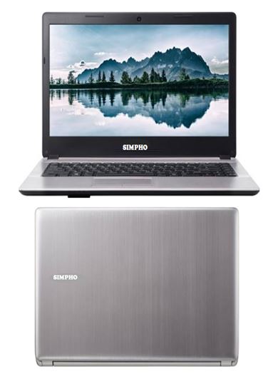 SIMPHO 14 GOLD - (4 GB/1 TB HDD/WINDOWS 10 HOME) Z2-485 THIN AND LIGHT LAPTOP (14 INCH, SILVER, 1.8 KG)